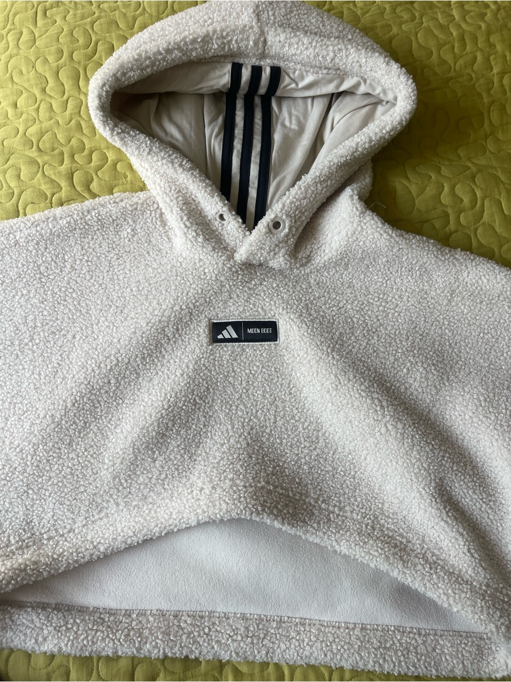 Adidas X Moon Boot Limited Edition Cropped Sherpa Hoodie
